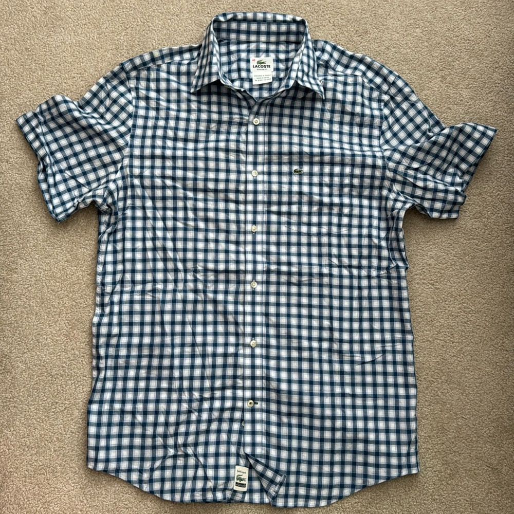 Lacoste short sleeve button down M72